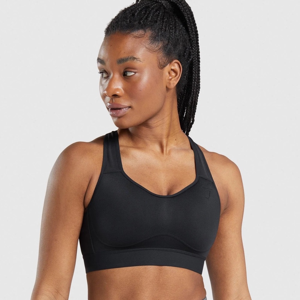 Gymshark Lightweight High Support Sports Bra Black